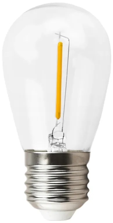 BERGE LED žiarovka filament - E27 - 1W - teplá biela