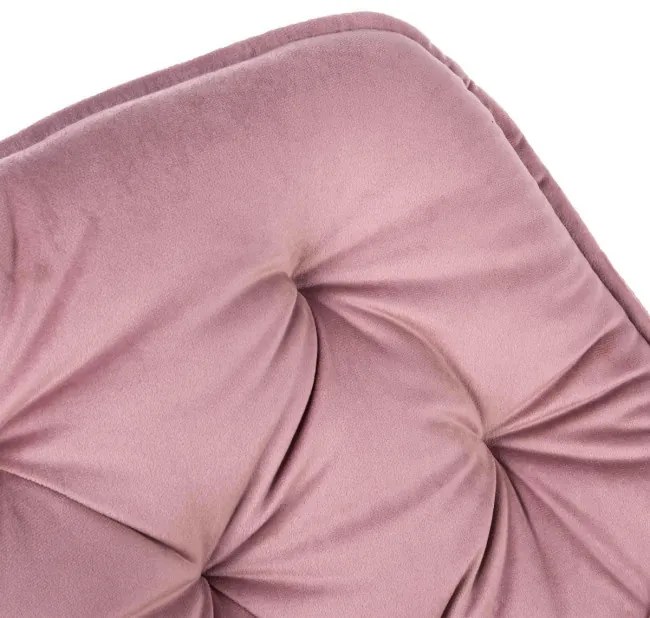 Jedálenská stolička CHERRY zamatová ružová ALL 999158