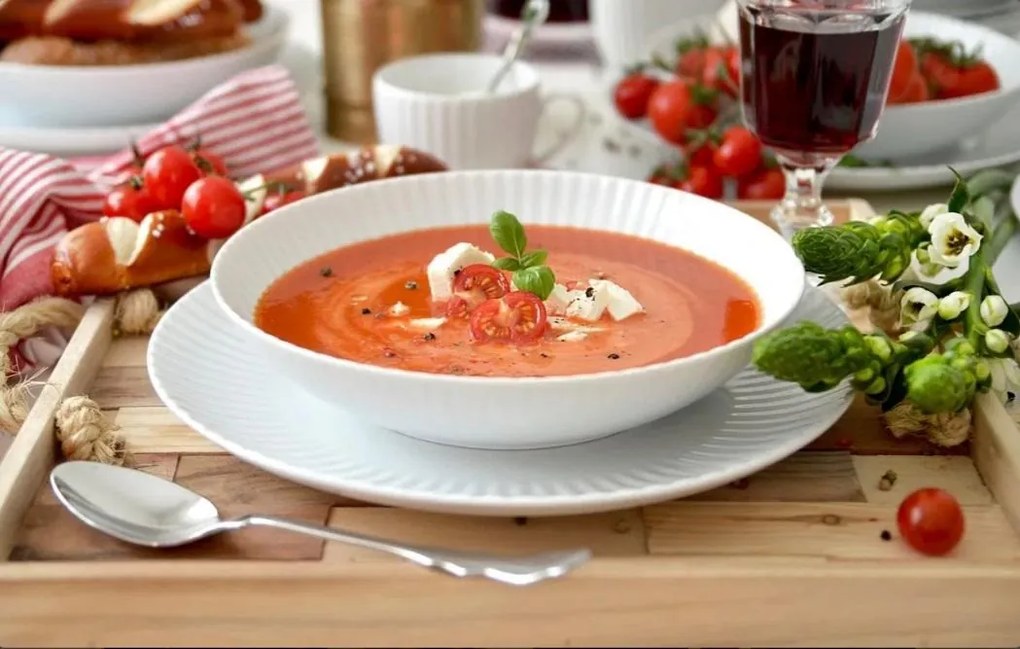 LUBIANA Daisy white tanierová súprava, 18 ks