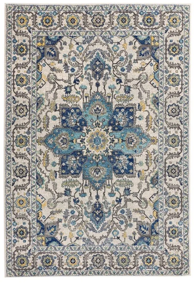 Modrý koberec 200x290 cm Nova Persian Blue – Asiatic Carpets
