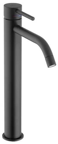 Paffoni Light vysoká umývadlová batéria bez výpuste čierna LIG081NO