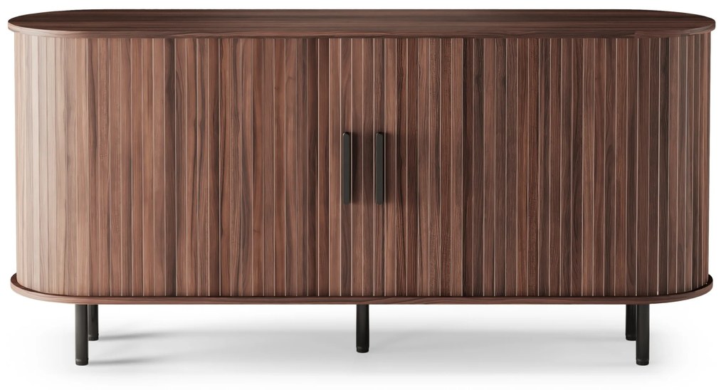 Komoda Gliss 160 cm ořech tmavý