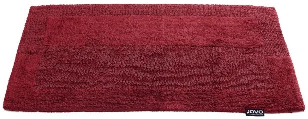 Kúpeľňový koberček Javo Cotton červený