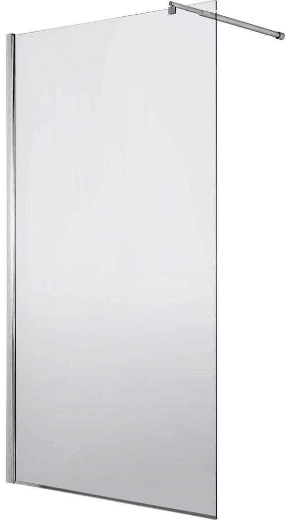 Deante Abelia, Walk-in sprchová zástena 120cm, výška 200cm, 8mm číre sklo s EasyClean, chrómový profil, KTA_031P
