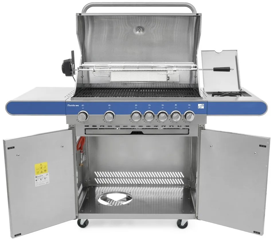 Plynový gril G21 Florida BBQ Premium line, Premium line, 7 horákov + zadarmo redukčný ventil 6390350