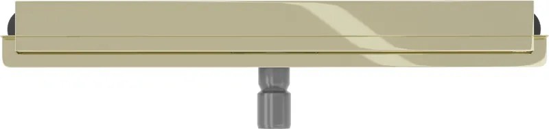 Mexen Flat Wall, sprchový žľab na stenu 2v1, 50 cm, zlatá lesklá, 1530050