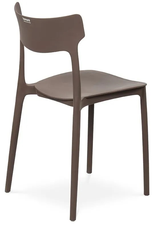 Hnedá plastová záhradná stolička Biá – Bonami Essentials