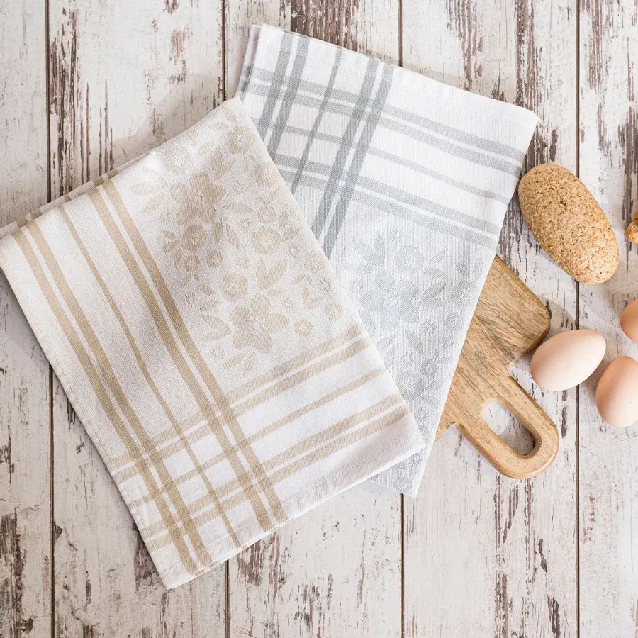 KUCHYNSKÁ UTIERKA FIOLKA 50X70 CM VZOROVANÉ