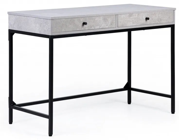 Hector Písací stôl Trewolo110 cm sivý/čierny