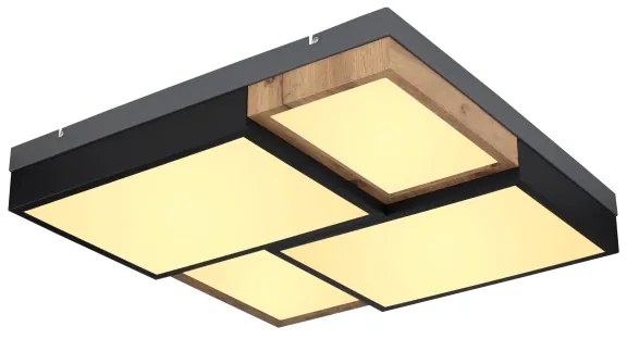 Globo 67286-50 - LED Stropné svietidlo GUNDI LED/50W/230V hnedá/čierna