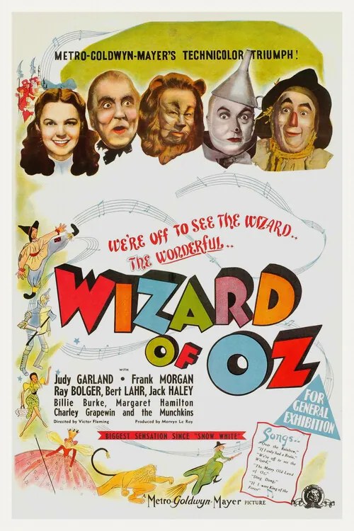 Ilustrácia The Wonderful Wizard of Oz, Ft. Judy Gardland