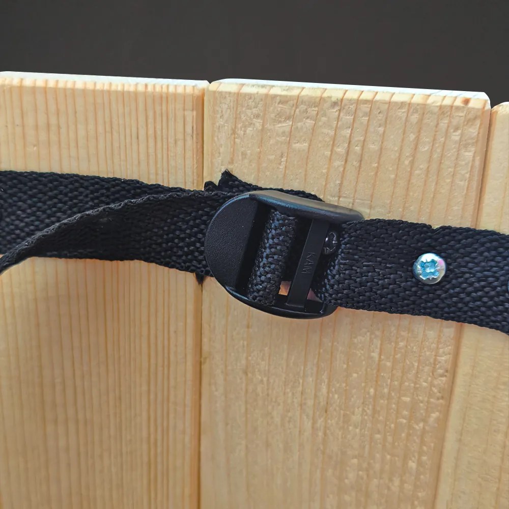 AMADEA Dřevěný designový obal s plastovou nádobou uvnitř, 54x54x30 cm