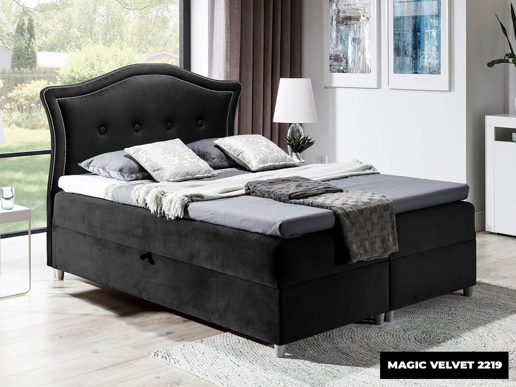 PROXIMA.store - Kontinentálna boxspring posteľ WILLOW ROZMER: 140 x 200 cm