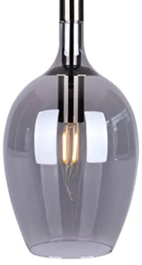 Luster na lanku TANGO 3xE14/40W/230V čierna