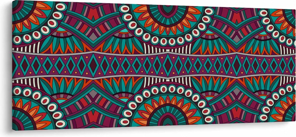 Obraz ornamentálne abstrakcie (120x50 cm)