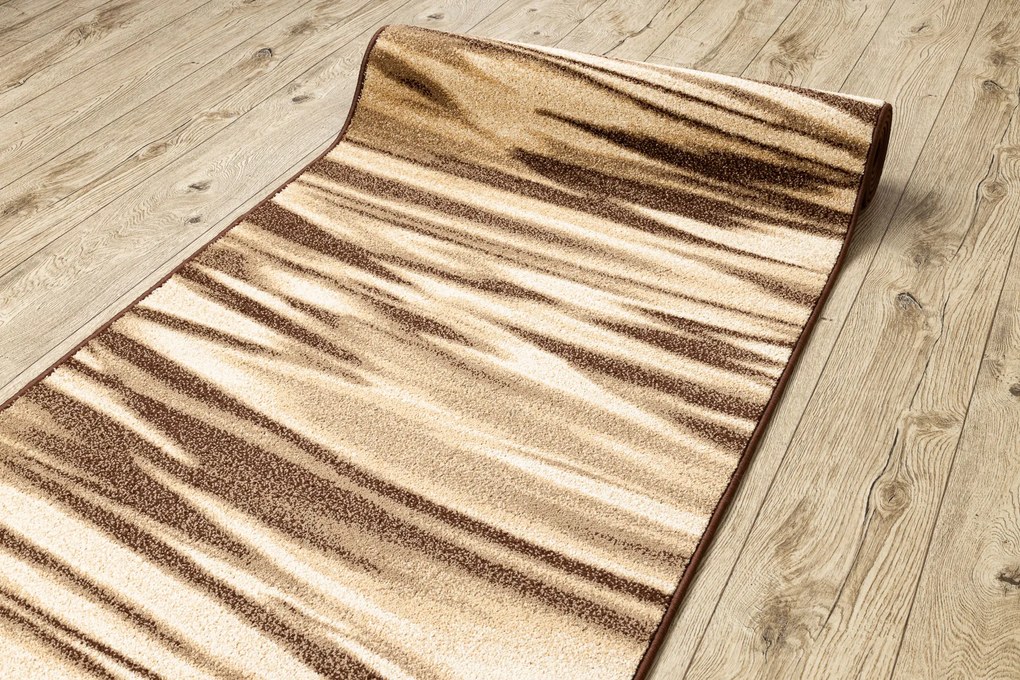 Behúň KARMEL FRYZ - ARABICA hnedý