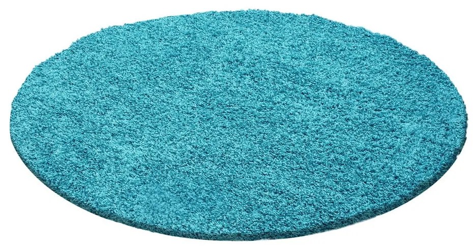 Tyrkysový okrúhly koberec ø 120 cm Life – Ayyildiz Carpets