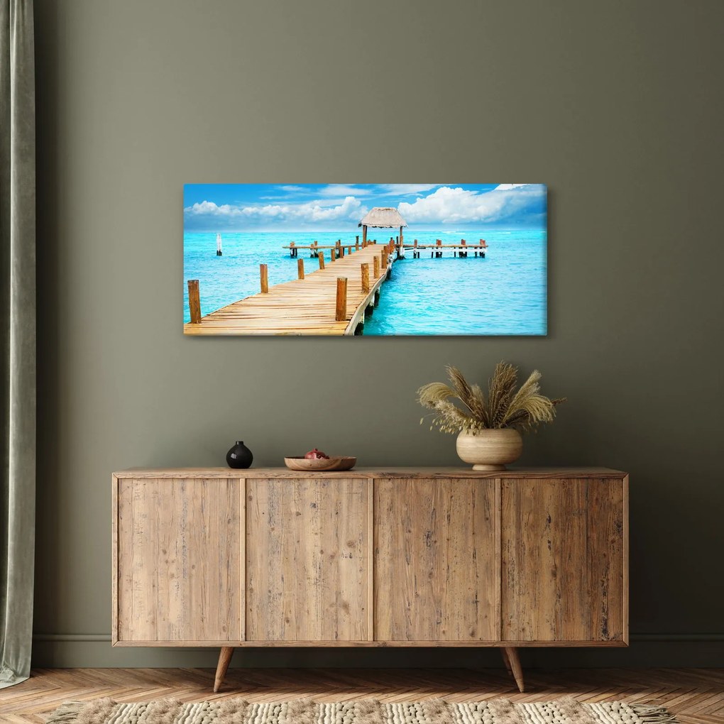 Obraz - Mólo (120x50 cm)
