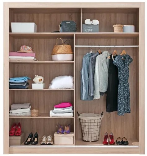 Šatník Duca 200, biela mat