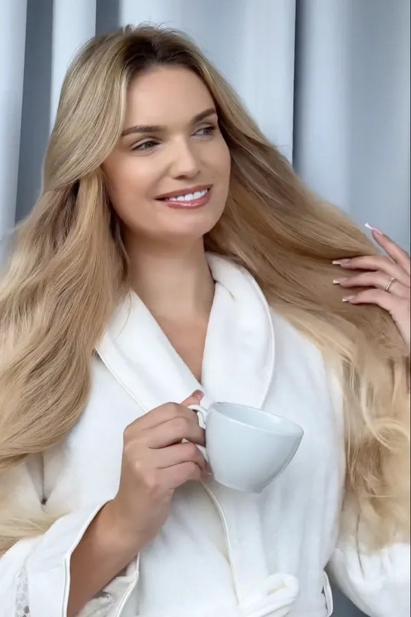 Soft Cotton Dámsky elegantný župan QUEEN v darčekovom balení