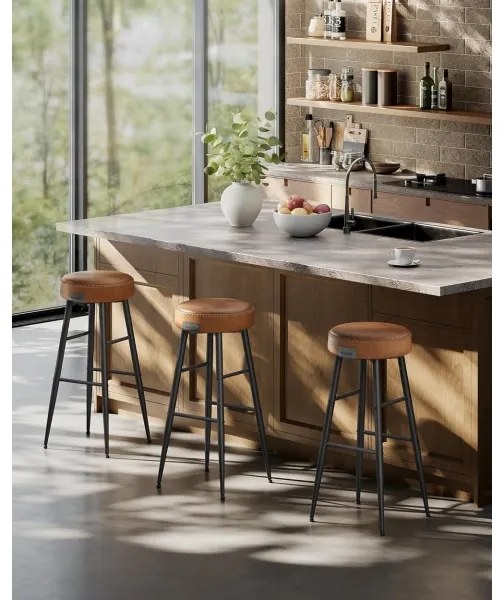 Barová stolička LIOR hnedá/čierna