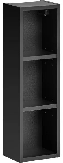 Závesná kúpeľňová skrinka so zrkadlom SantaFe 180 cm tmavomodrá/čierna