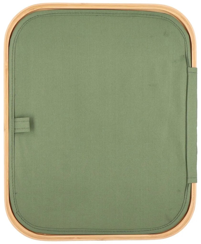 Kôš na bielizeň NOLVIO 40 L, zelený