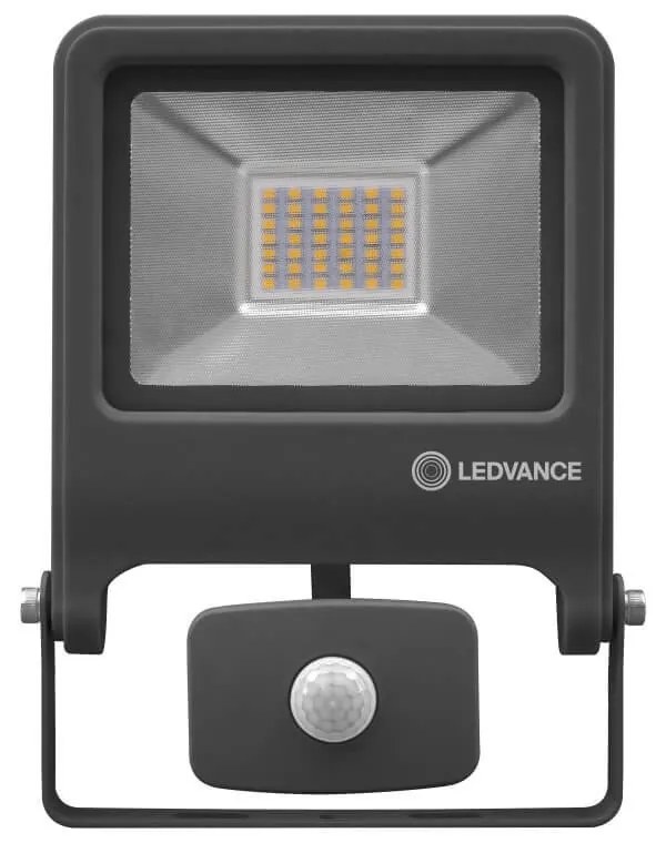 LED reflektor 30W 2700lm 3000K IP44 sivý so senzorom pohybu LEDVANCE Floodlight Endura