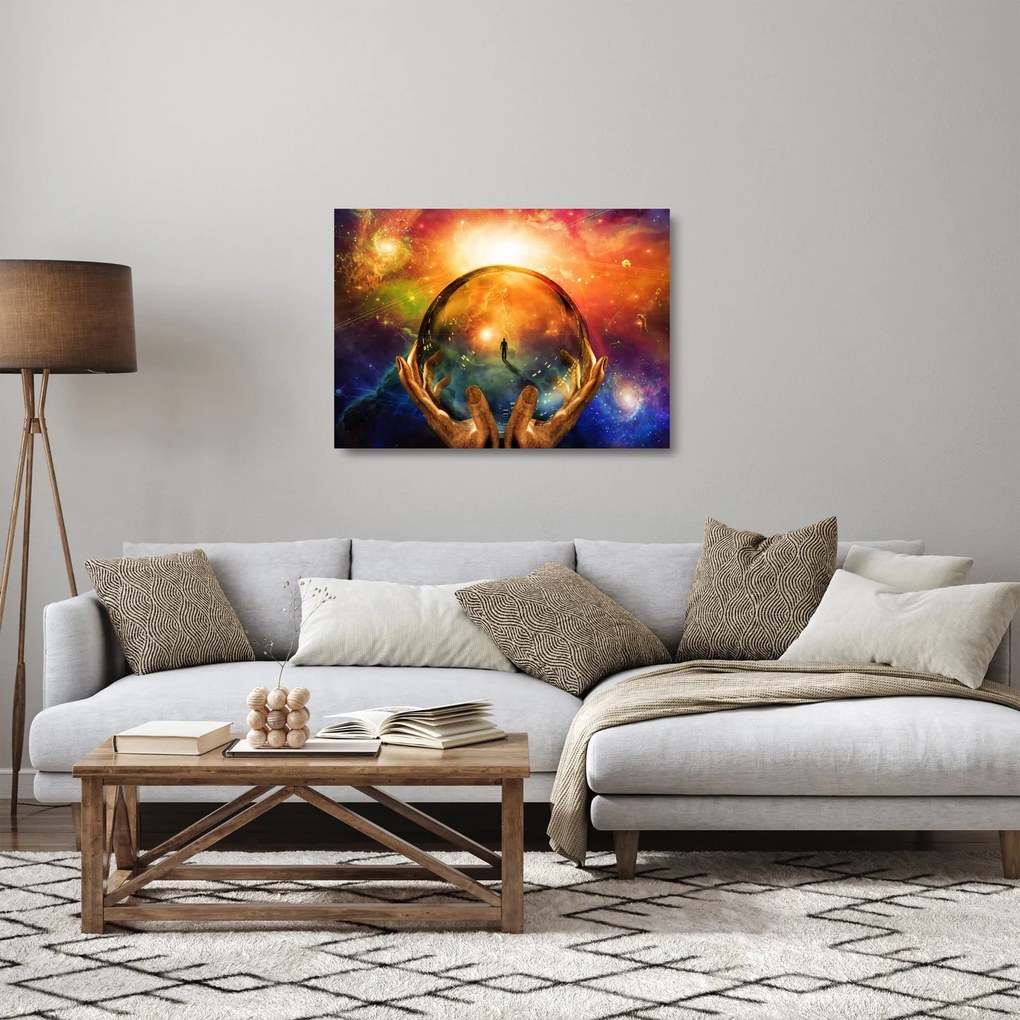 Sklenený obraz - Veštba (70x50 cm)