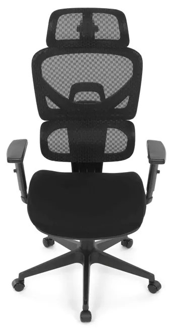 Autronic BONTEC Kancelárska stolička, synchrónny mechanizmus, čierna látka, KA-Q8203 BK Farba: Čierna