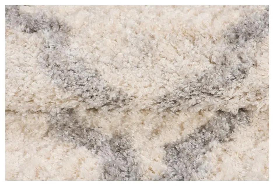 Kusový koberec shaggy Ismet krémový 160x229cm