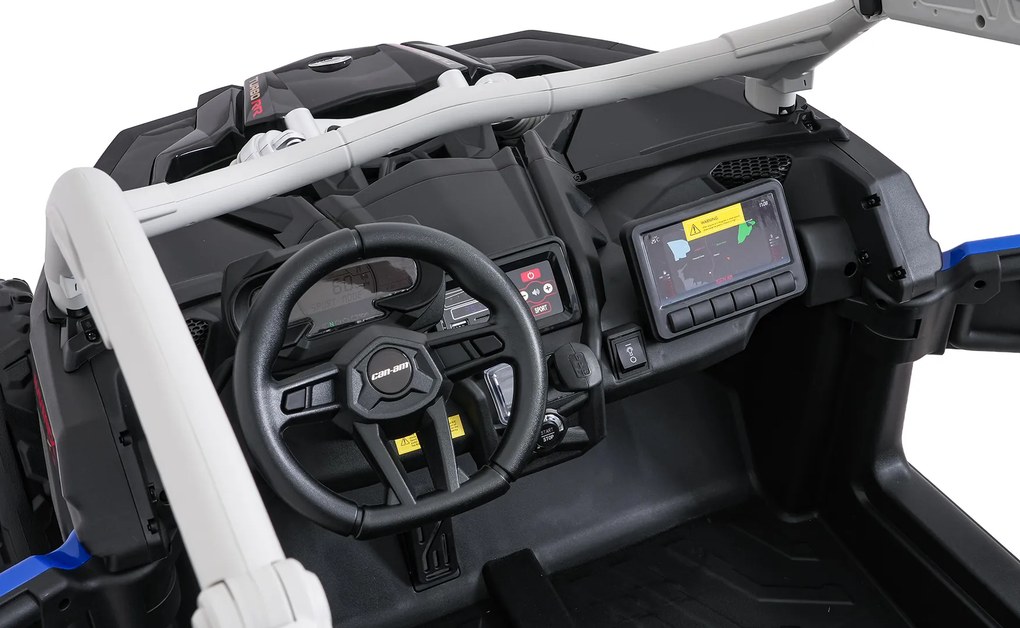 Ramiz Elektrická bugina Maverick Turbo RR pre deti modro-sivá + kolesá