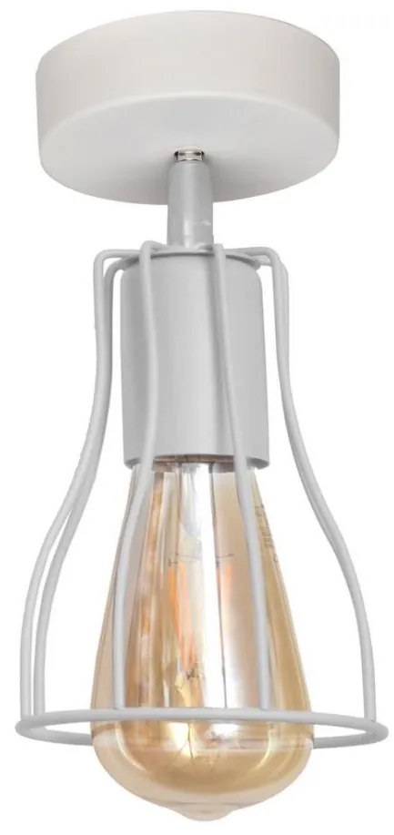 Prisadený luster TUBE II 1xE27/15W/230V biela