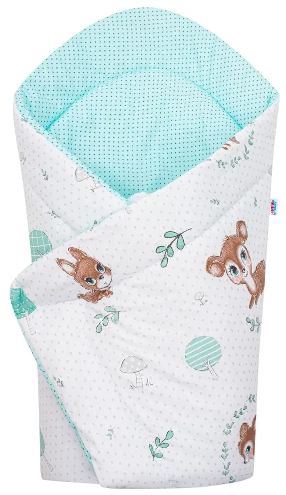 Detská zavinovačka New Baby Srnka mätová