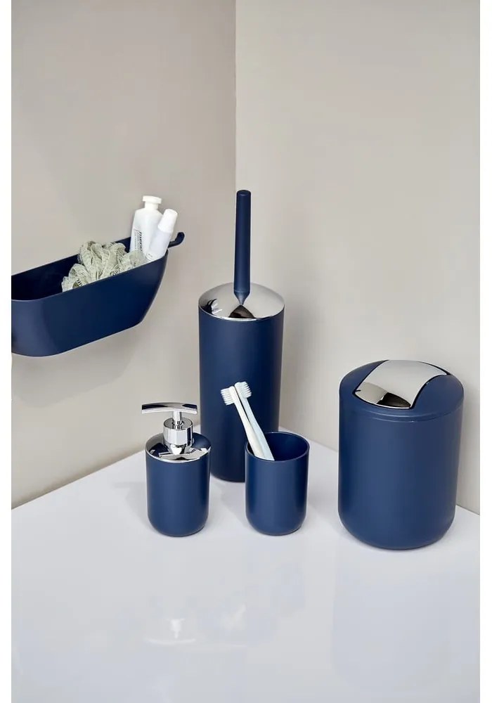 Tmavomodrý odpadkový kôš Wenko Brasil Dark Blue S