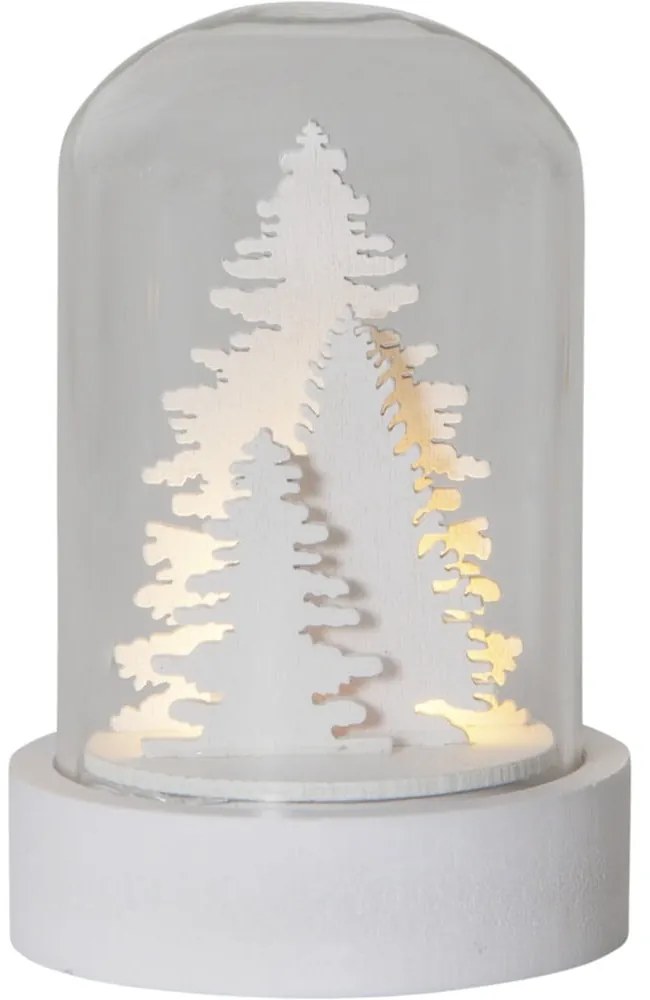 Biele svetelné dekorácie s vianočným motívom v súprave 3 ks ø 5,5 cm Kupol – Star Trading