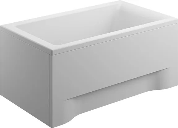 Polimat Akrylátová obdĺžniková vaňa Capri 100x70 (120x70) POLIMAT-Farba: Biela, POLIMAT-Rozmery: 100x70