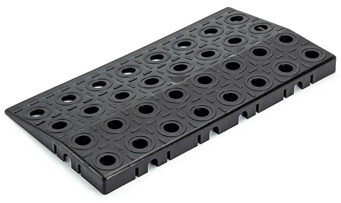 Rovný nájazd GripTil, 4 ks, čierny