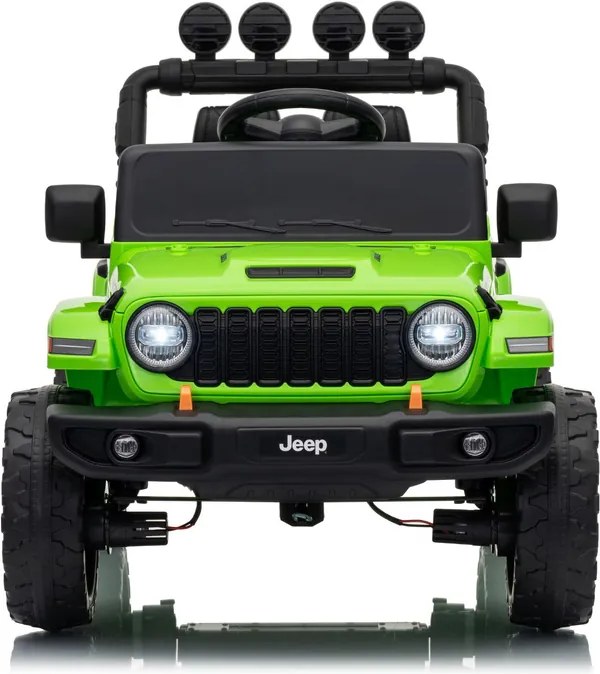 LEAN CARS Akumulátorové vozidlo Jeep Rubicon DK-JWR558 24 V, zelené