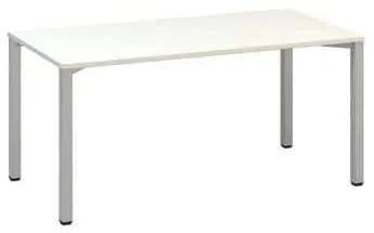 Kancelársky stôl Alfa 200, 160 x 80 x 74,2 cm, rovné vyhotovenie, dezén biely, RAL9022