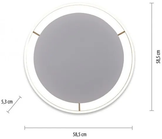 Leuchten Direkt 15392-60 - LED Stmievateľné stropné svietidlo RITUS LED/30W/230V