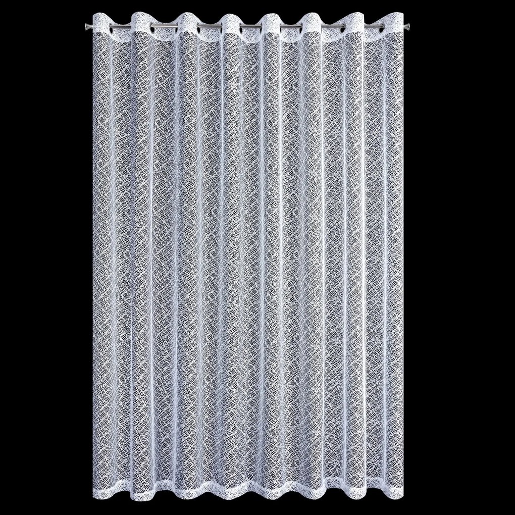 ZÁCLONA NA KRÚŽKOCH AMANDA 300 CM X 250 CM BIELA