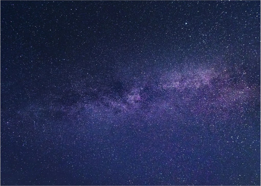 Sklenený obraz galaxie (70x50 cm)