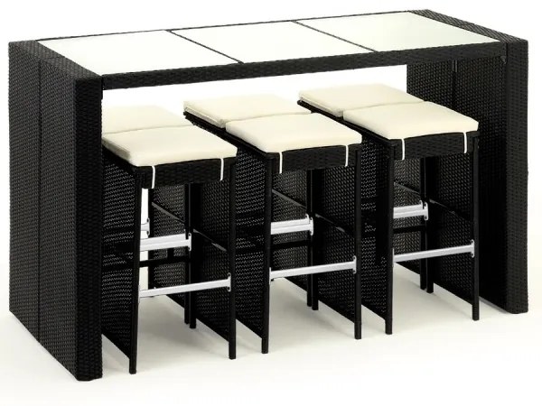 Záhradný ratanový nábytok Bar set Panda