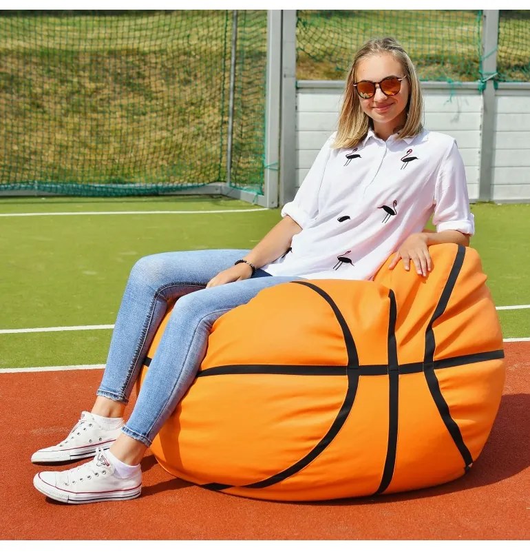 Sedací vak basketbalová lopta EMI