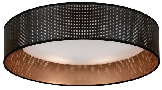 Duolla - LED Stropné svietidlo ROLLER LED/24W/230V pr. 45 cm čierna/medená
