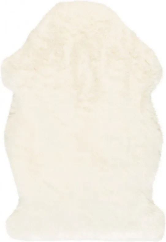 Obsession, DOPREDAJ: 55x85 tvar kožešiny cm Kusový koberec Samba 495 Ivory (tvar kožešiny), 55x85 tvar kožušiny, biela, obývacia izba