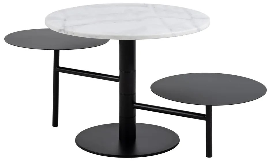 Biely okrúhly konferenčný stolík ø 60 cm Lahti – Actona