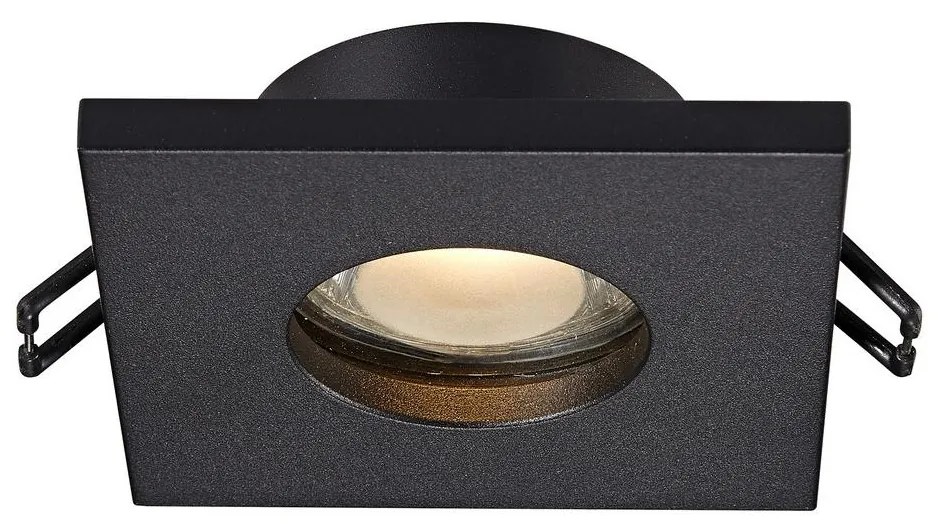 Zuma Line ARGU10-032 - Podhľadové svietidlo CHIPO DL 1xGU10/50W/230V IP54 čierna