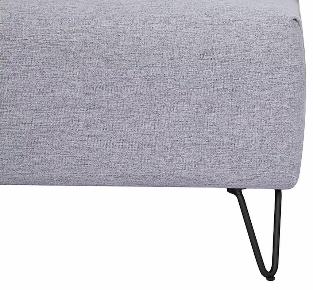 2-místná pohovka Zenia 141 cm šedá